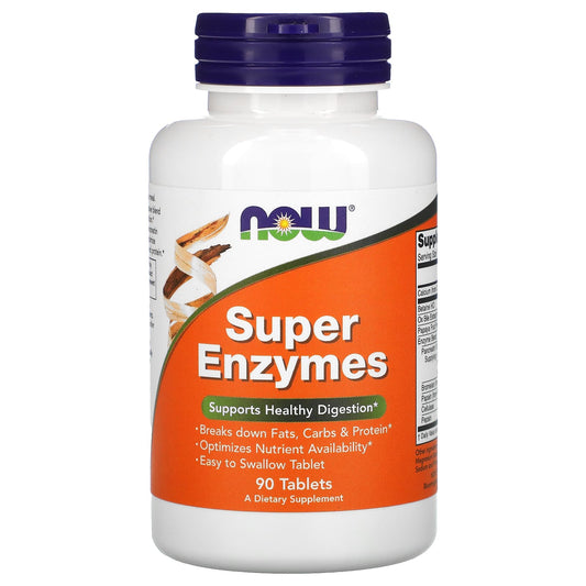 NOW Foods-Super Enzymes-90 Tablets