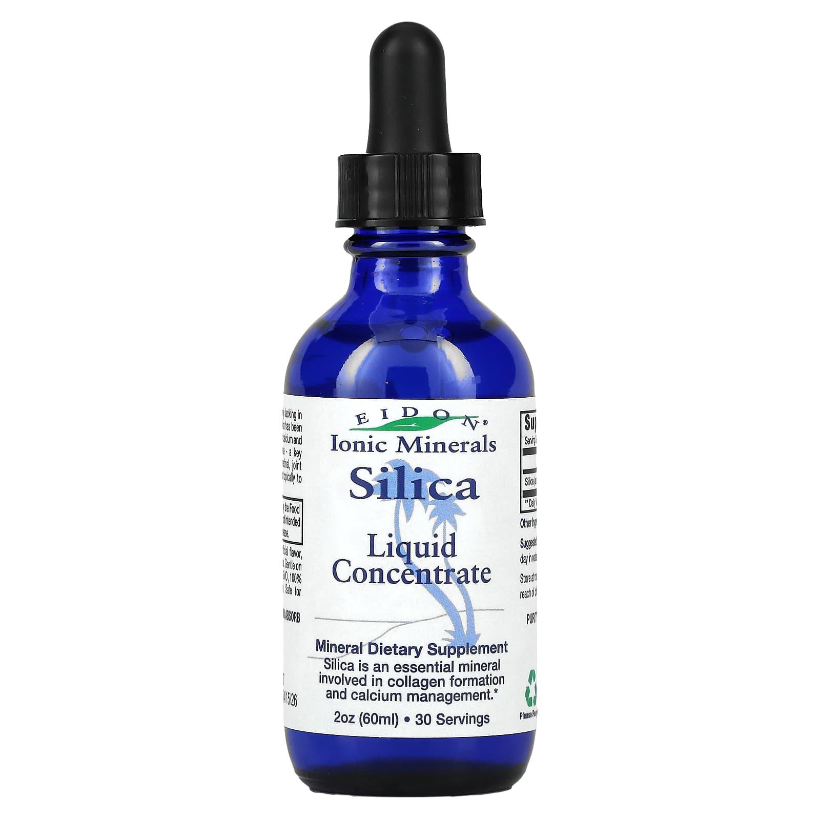 Eidon Ionic Minerals-Silica-Liquid Concentrate-2 oz (60 ml)