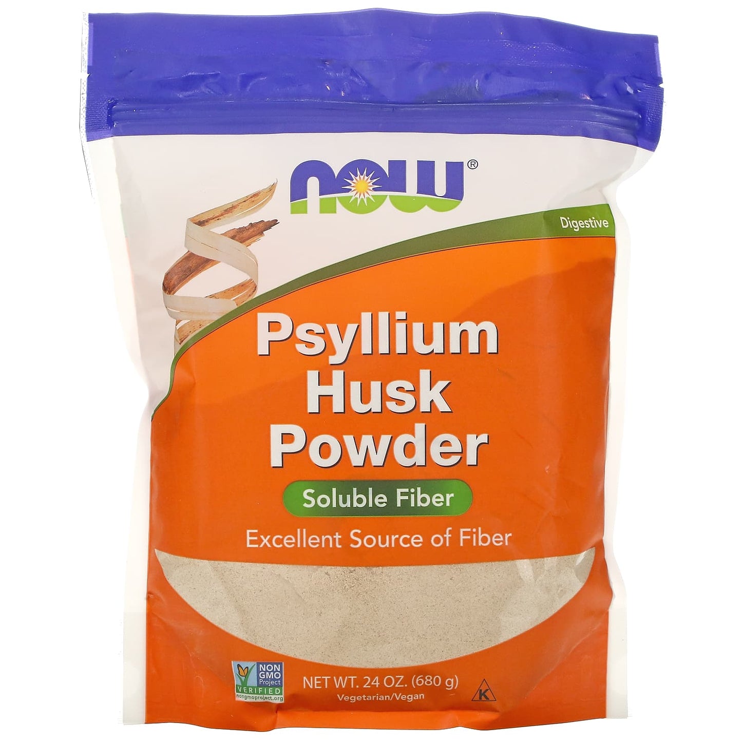 NOW Foods-Psyllium Husk Powder-1.5 lbs (680 g)