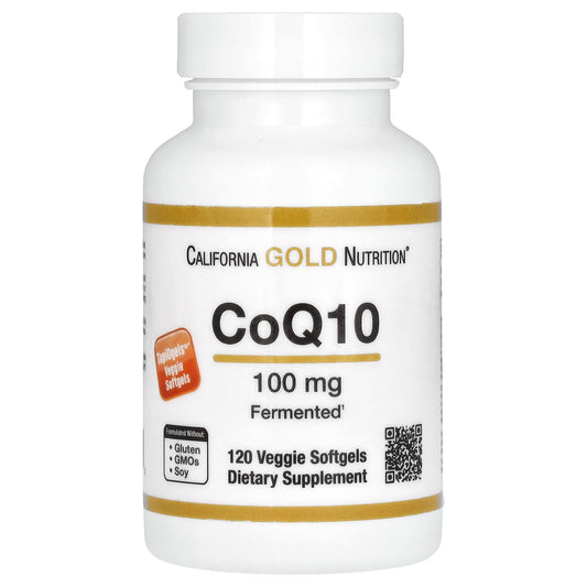 California Gold Nutrition-CoQ10-100 mg-120 Veggie Softgels
