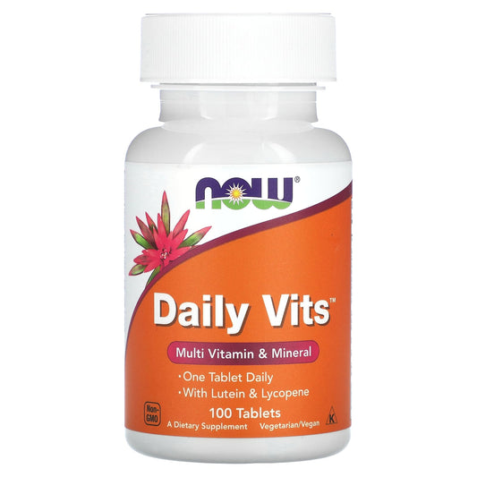 NOW Foods-Daily Vits-Multi Vitamin & Mineral-100 Tablets