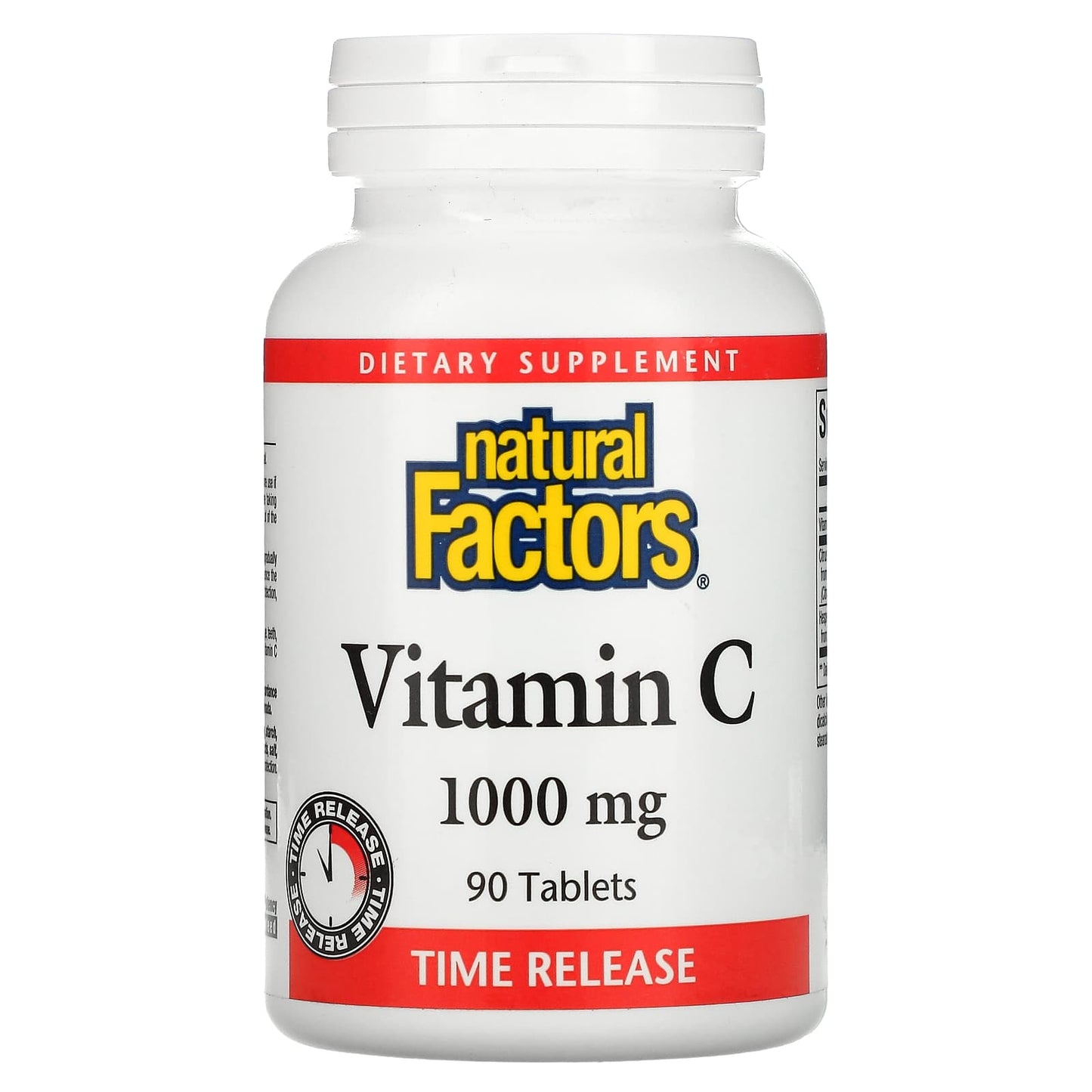 Natural Factors-Vitamin C-Time Release-1,000 mg-90 Tablets