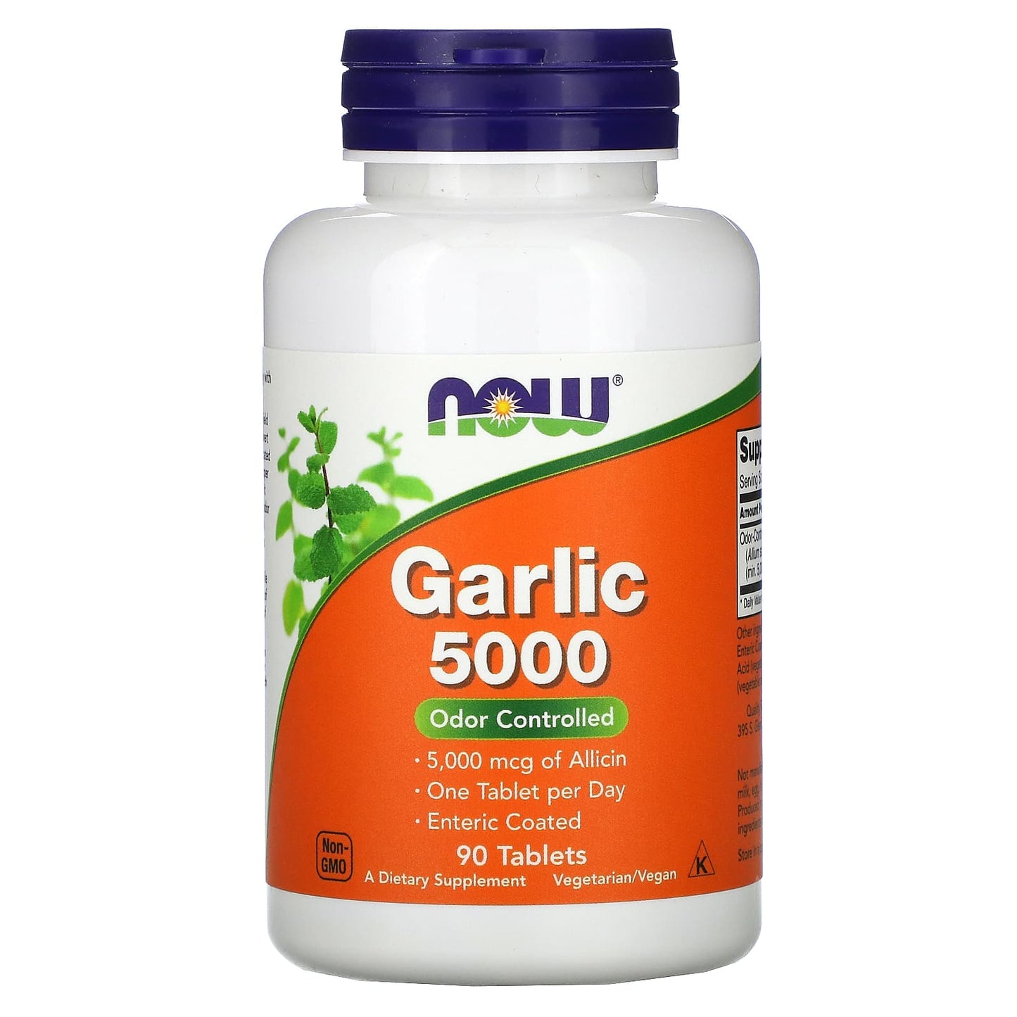 NOW Foods-Garlic 5000-90 Tablets