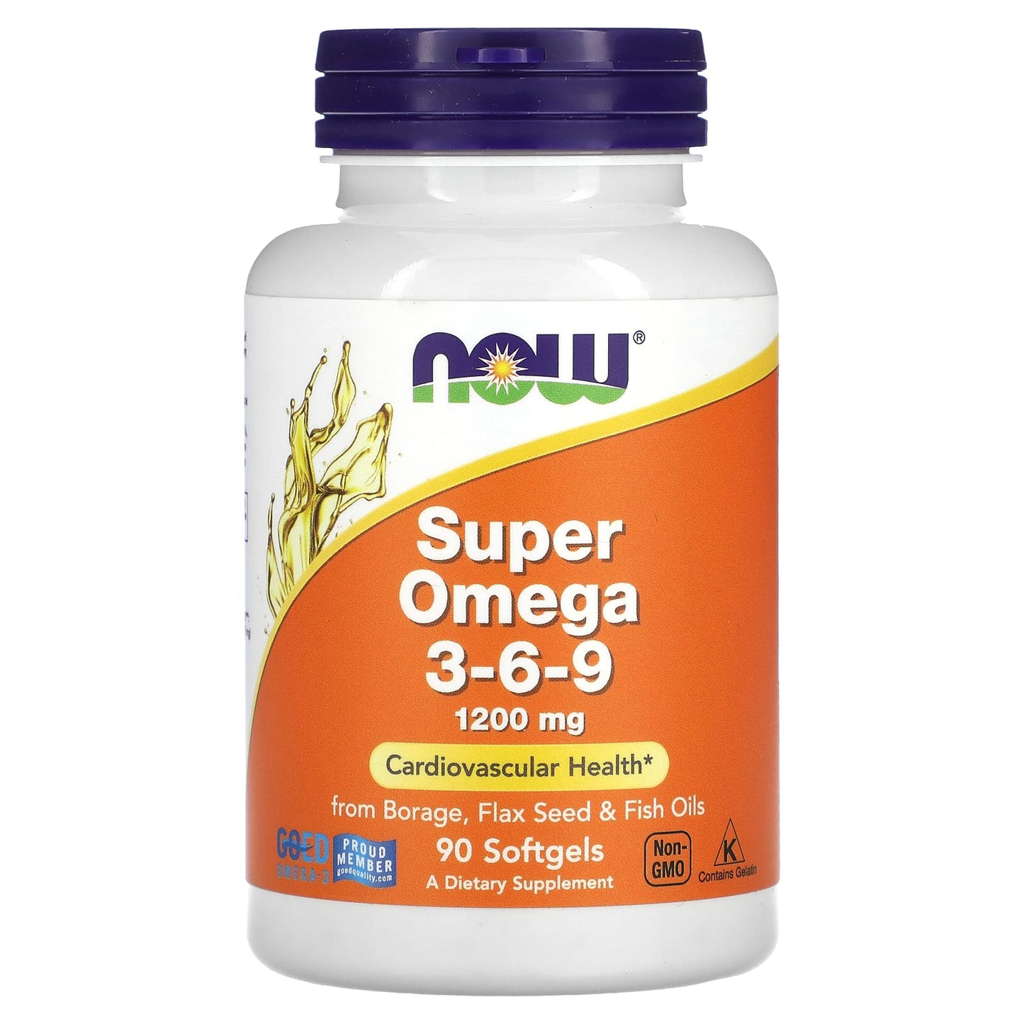 NOW Foods-Super Omega 3-6-9-1,200 mg-90 Softgels