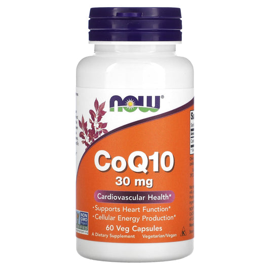 NOW Foods-CoQ10-30 mg-60 Veg Capsules