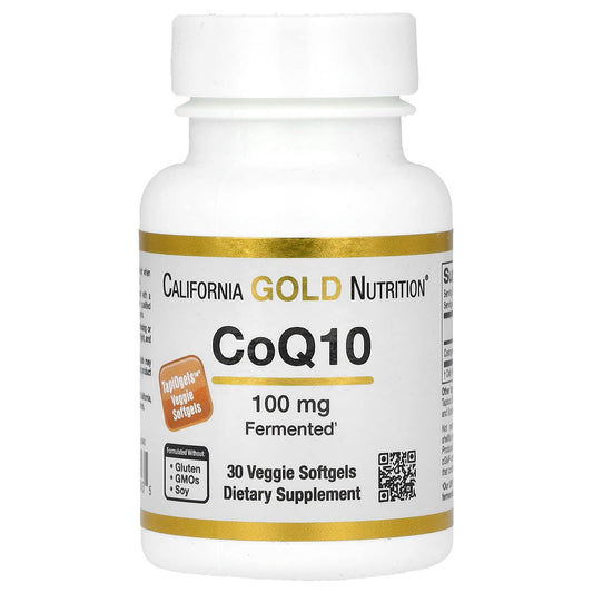 California Gold Nutrition-CoQ10-100 mg-30 Veggie Softgels