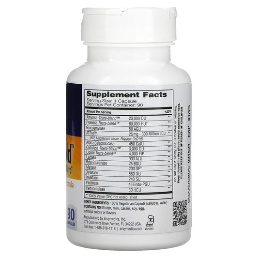 Enzymedica, Digest Gold with ATPro, 90 Capsules