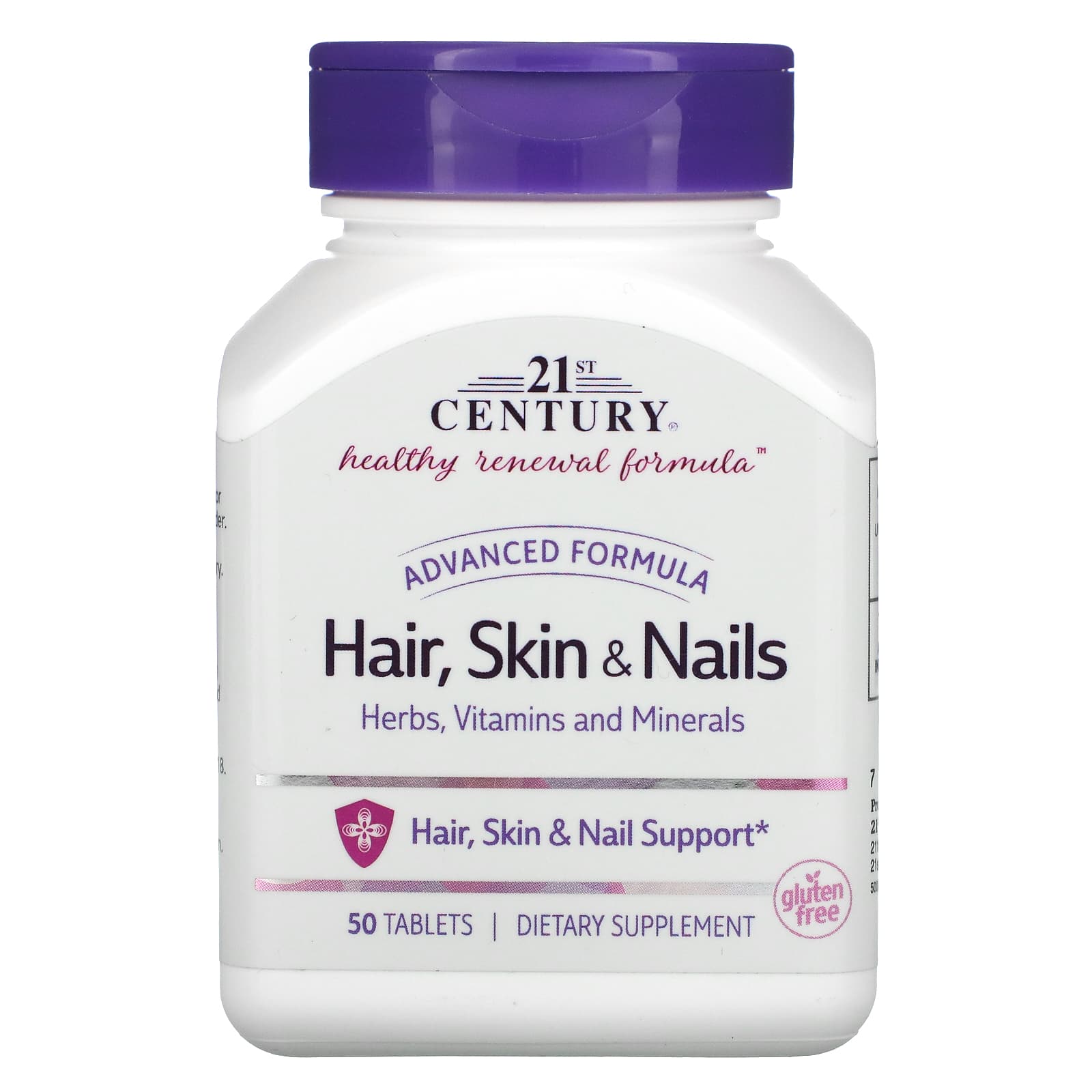 21st Century-Advanced Formula Hair-Skin & Nails-50 Tablets