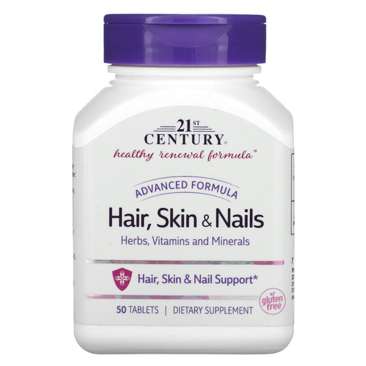 21st Century-Advanced Formula Hair-Skin & Nails-50 Tablets