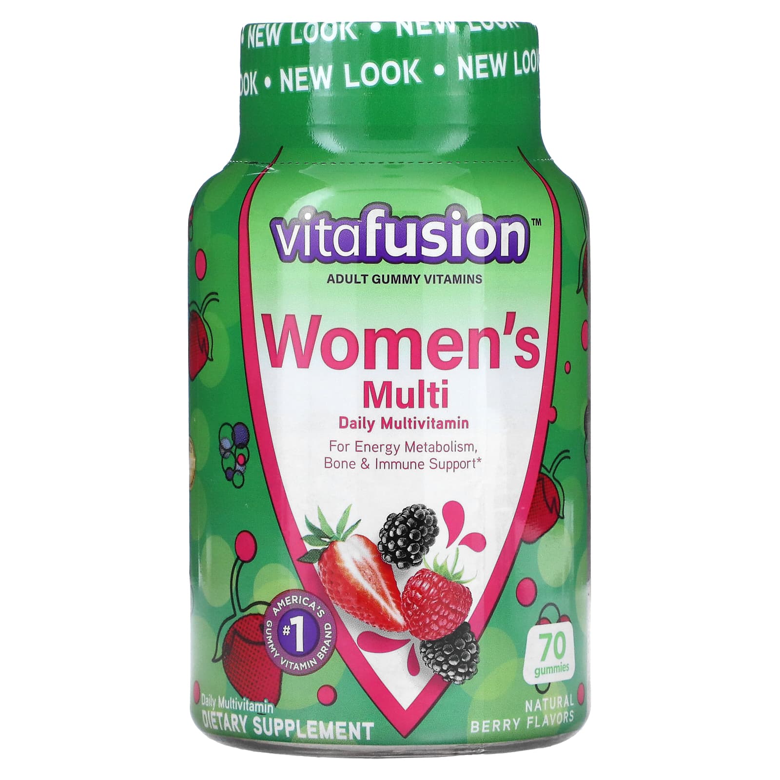 VitaFusion-Women's Multi-Daily Multivitamin-Natural Berry -70 Gummies