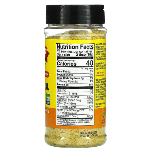 Bragg, Nutritional Yeast, 4.5 oz (127 g)