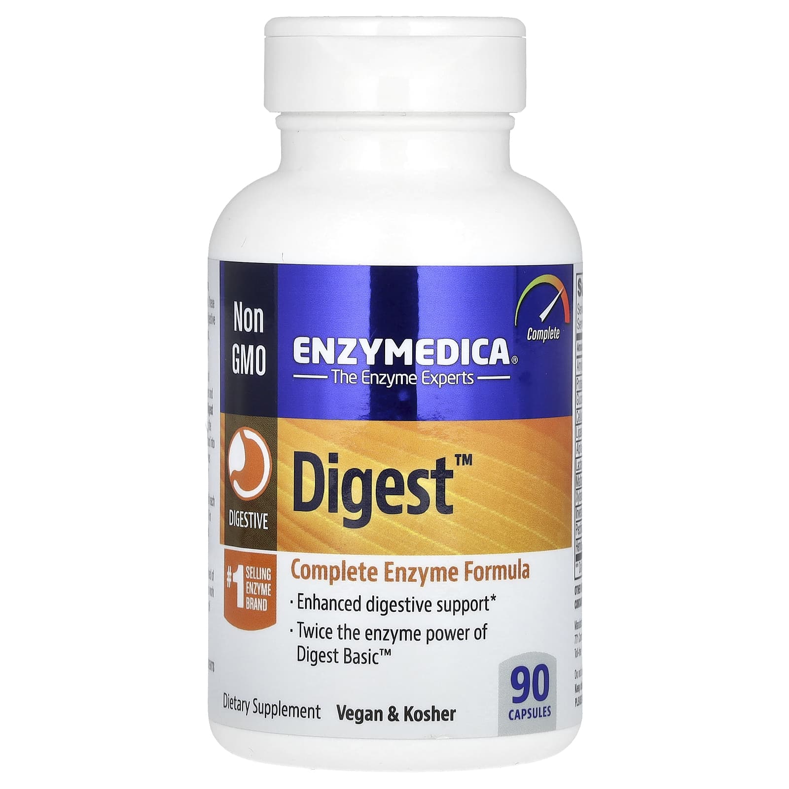 Enzymedica-Digest-Complete Enzyme Formula-90 Capsules