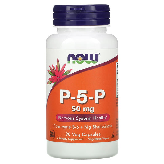 NOW Foods-P-5-P-50 mg-90 Veg Capsules