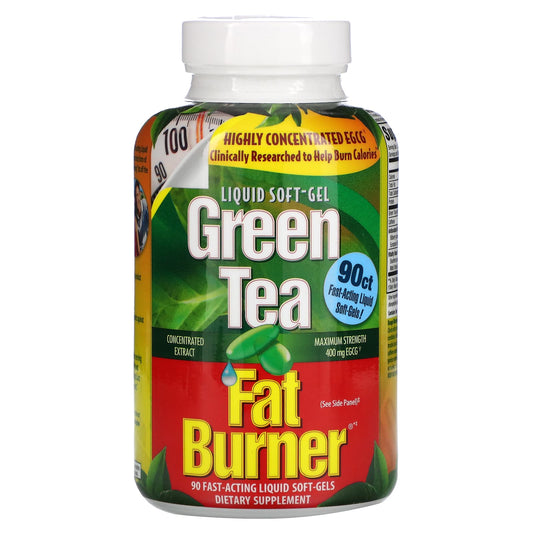 Applied Nutrition-Green Tea Fat Burner-90 Fast-Acting Liquid Soft-Gels