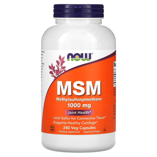 NOW Foods-MSM-1,000 mg-240 Veg Capsules