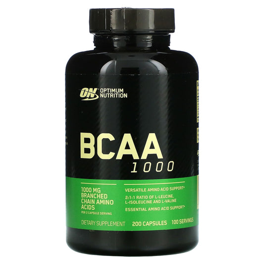 Optimum Nutrition-BCAA 1000-1,000 mg-200 Capsules (500 mg per Capsule)