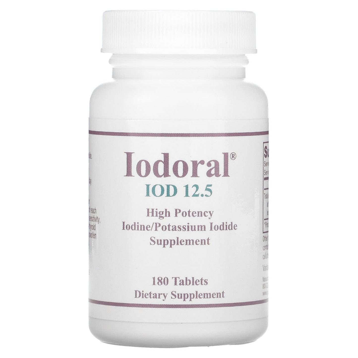 Optimox-Iodoral-IOD 12.5-180 Tablets