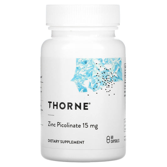 Thorne-Zinc Picolinate-15 mg-60 Capsules