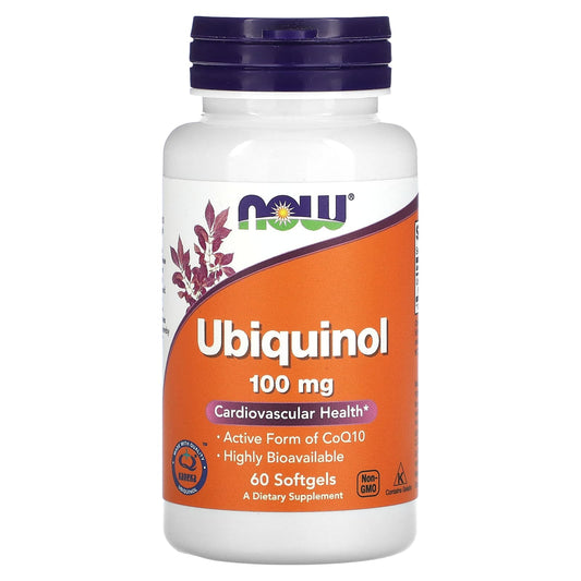 NOW Foods-Ubiquinol-100 mg-60 Softgels