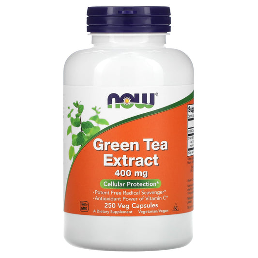 NOW Foods-Green Tea Extract-400 mg-250 Veg Capsules