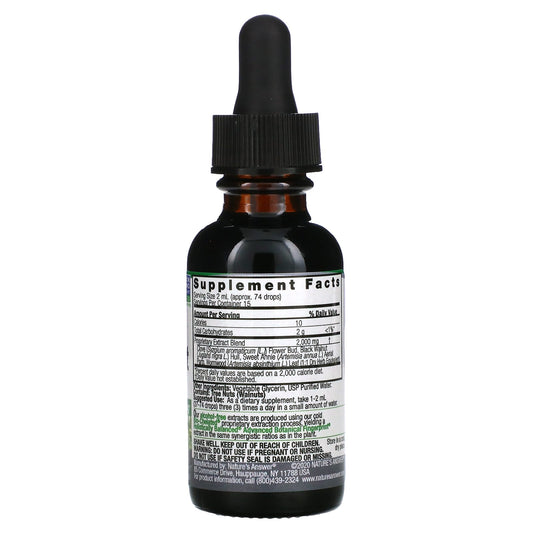 Nature's Answer, Black Walnut & Wormwood, Fluid Extract, Alcohol-Free, 2,000 mg, 1 fl oz (30 ml)