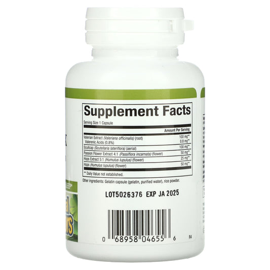 Natural Factors, Sleep Relax with Valerian & Hops, 90 Capsules
