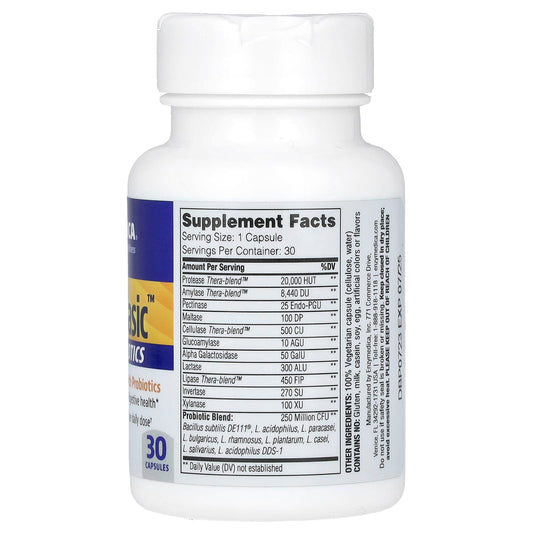 Enzymedica, Digest Basic + Probiotics , 30 Capsules