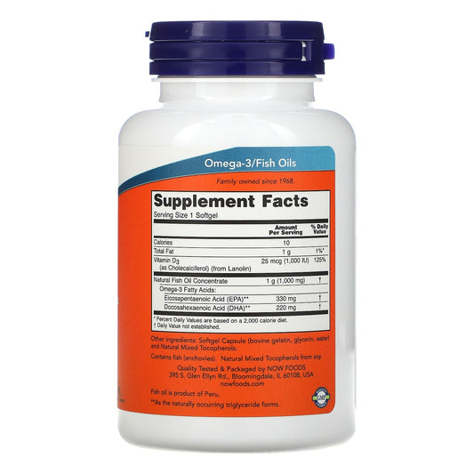 NOW Foods, Tri-3D Omega, 330 EPA / 220 DHA, 90 Softgels