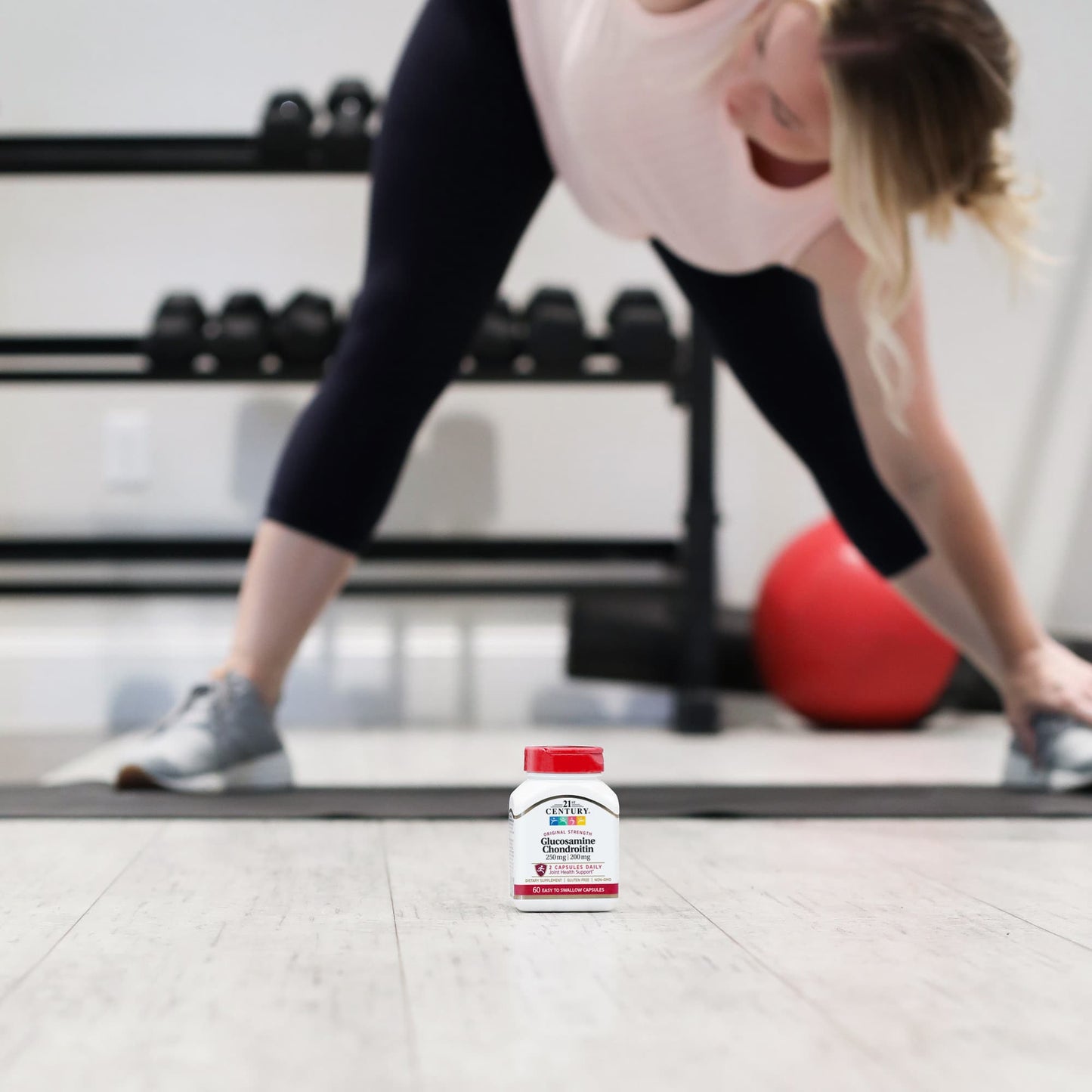 21st Century, Glucosamine / Chondroitin, Original Strength, 60 Easy to Swallow Capsules
