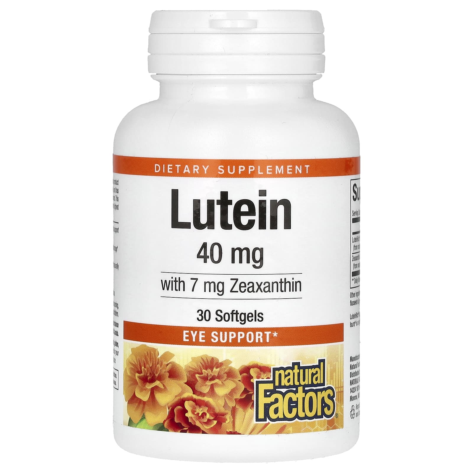 Natural Factors-Lutein-40 mg-30 Softgels