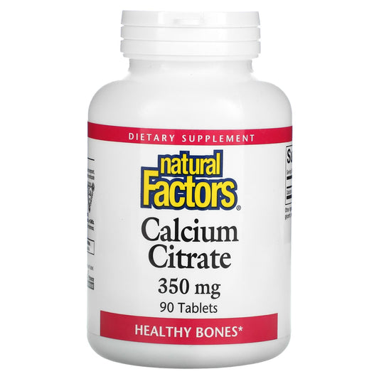 Natural Factors-Calcium Citrate-350 mg-90 Tablets
