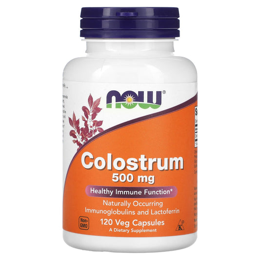NOW Foods-Colostrum-500 mg-120 Veg Capsules