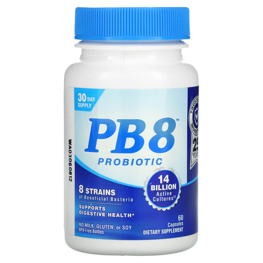 Nutrition Now-PB 8-Probiotic-14 Billion-60 Capsules (7 Billion per Capsule  )