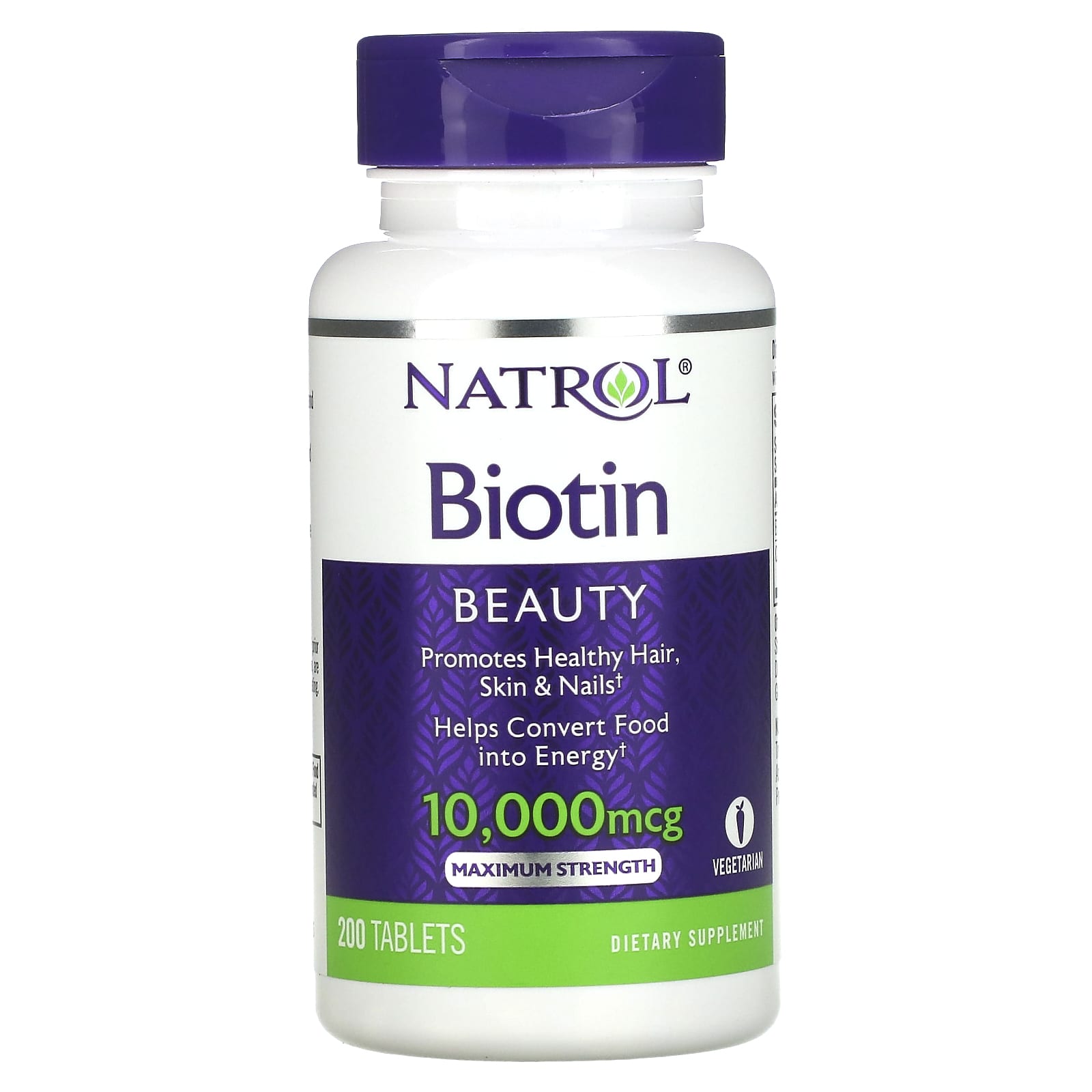 Natrol-Biotin-Maximum Strength-10,000 mcg-200 Tablets