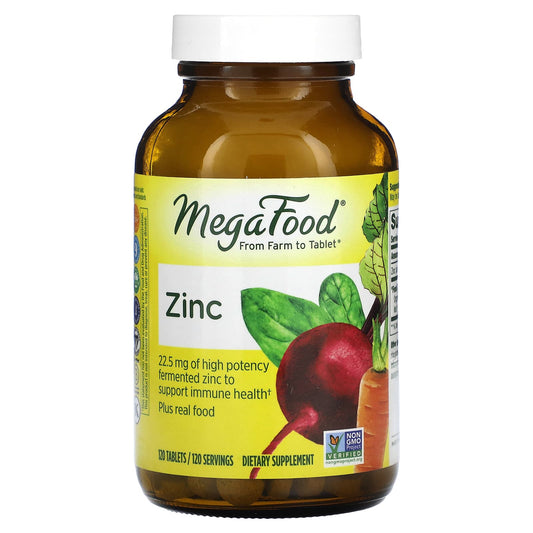 MegaFood-Zinc-22.5 mg-120 Tablets