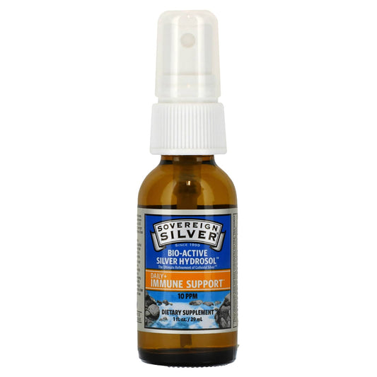 Sovereign Silver-Bio-Active Silver Hydrosol-Fine Mist Spray-10 ppm-1 fl oz (29 ml)
