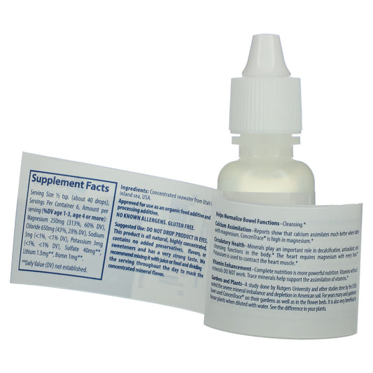 Trace Minerals ®, ConcenTrace, Trace Mineral Drops, 0.5 fl oz (15 ml)