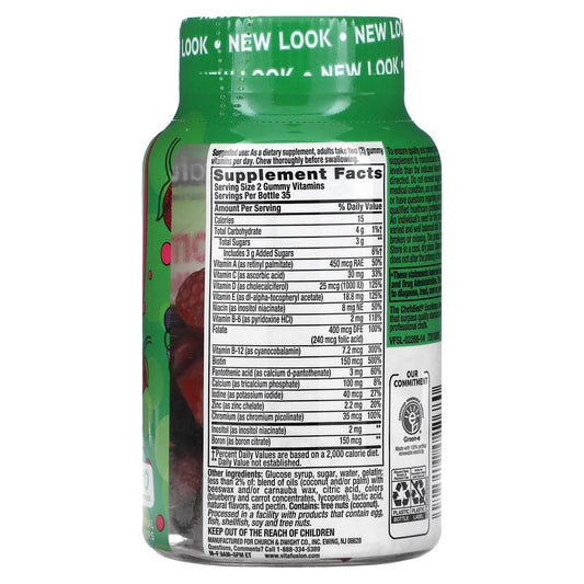 VitaFusion, Women's Multi, Daily Multivitamin, Natural Berry , 70 Gummies