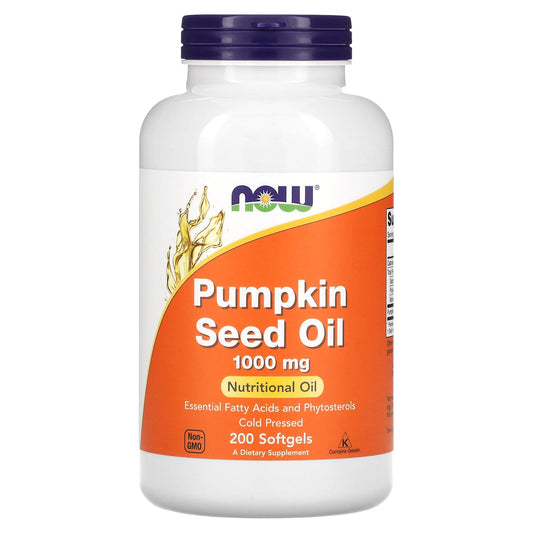 NOW Foods-Pumpkin Seed Oil-1,000 mg-200 Softgels