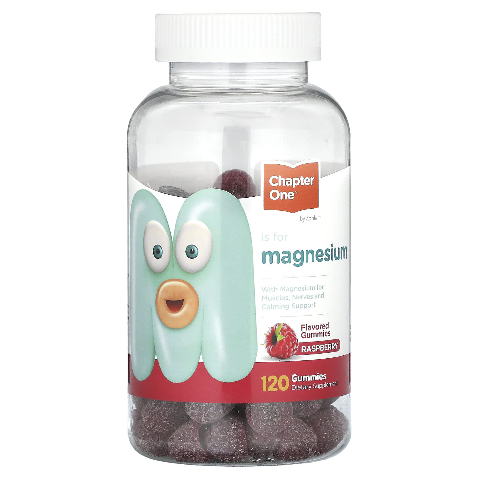 Chapter One-Magnesium Gummies-Raspberry-120 Gummies