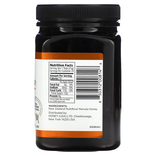 Manuka Doctor, Manuka Honey Multifloral, MGO 80+, 17.6 oz (500 g)