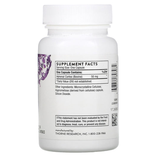 Thorne, Adrenal Cortex, 60 Capsules