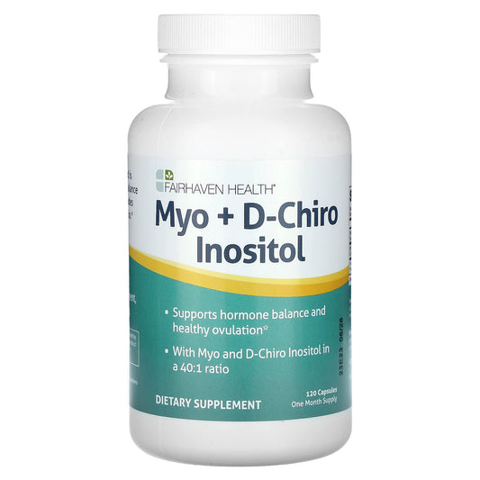 Fairhaven Health-Myo + D-Chiro Inositol-120 Capsules