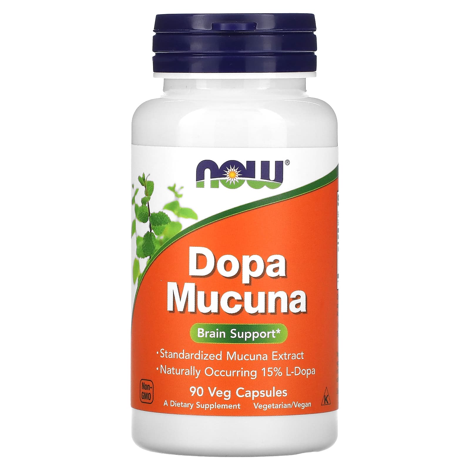 NOW Foods-Dopa Mucuna-90 Veg Capsules