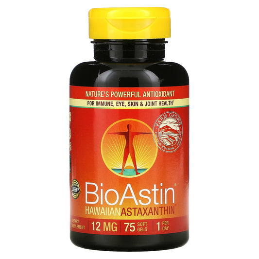 Nutrex Hawaii-BioAstin-Hawaiian Astaxanthin-12 mg-75 Soft Gels