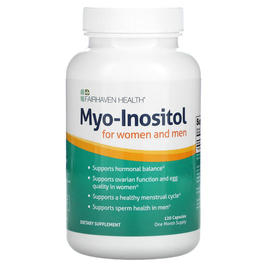 Fairhaven Health-Myo-Inositol-For Women and Men-120 Capsules