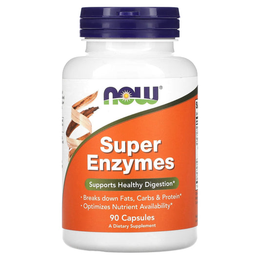 NOW Foods-Super Enzymes-90 Capsules