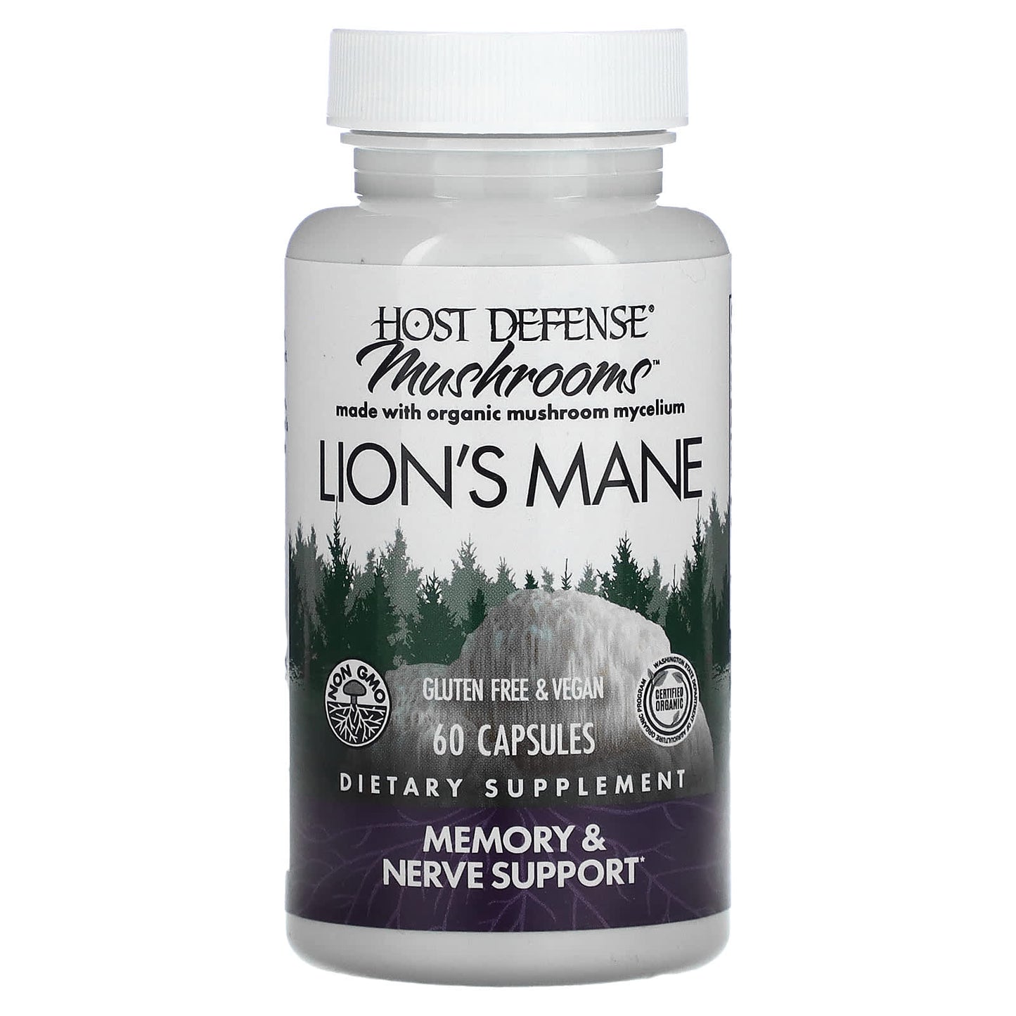 Fungi Perfecti, Mushrooms, Lion's Mane, 60 Capsules