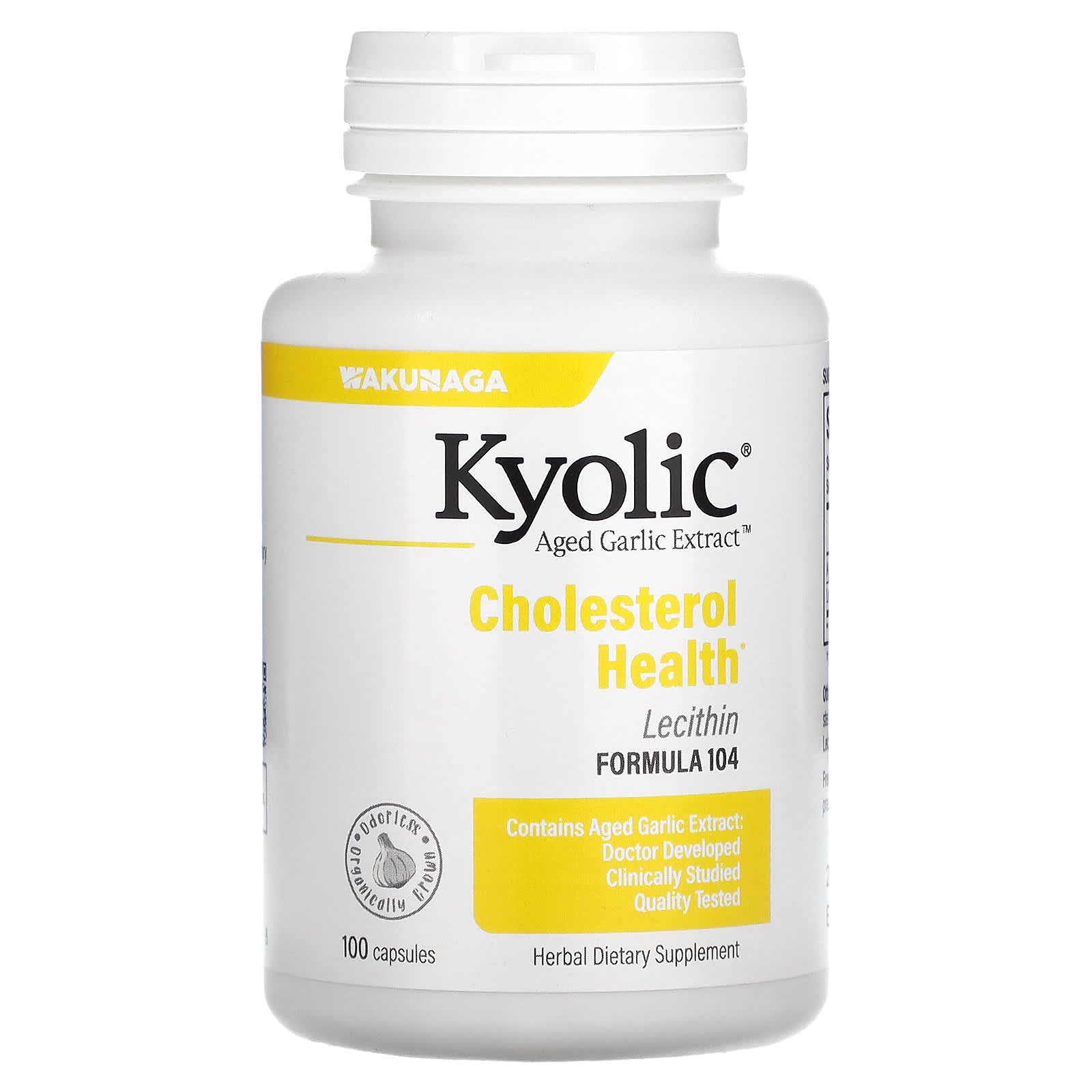 Kyolic-Aged Garlic Extract with Lecithin-Cholesterol Health-100 Capsules