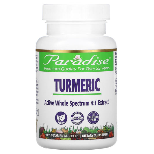 Paradise Herbs-Turmeric-500 mg-90 Vegetarian Capsules